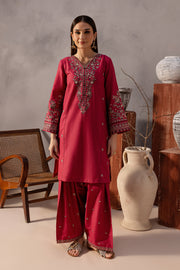 Hadley 2Pc - Embroidered Khaddar Dress - BATIK