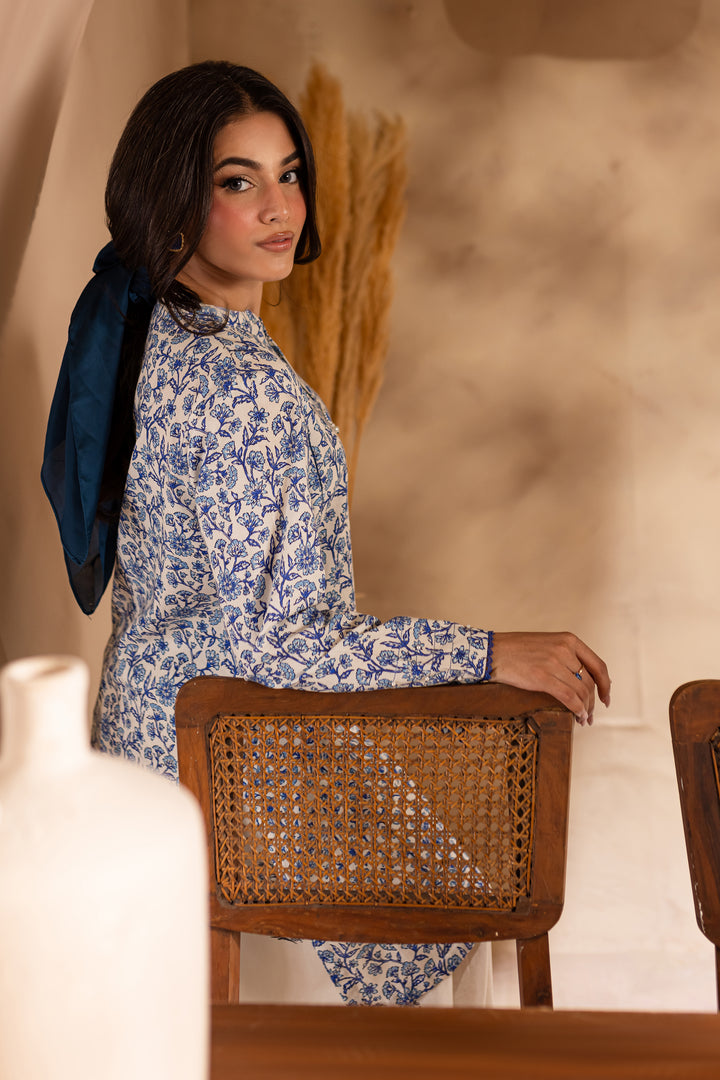 Elara 2Pc - Printed Khaddar Dress - BATIK