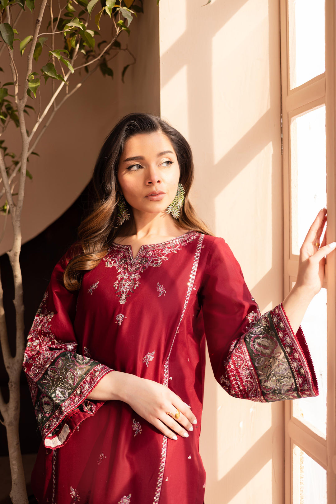 Ayezal 2Pc- Embroidered Lawn Dress