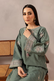 Den 2Pc - Embroidered Khaddar Dress - BATIK