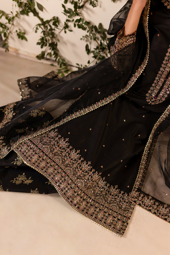 Aria 3Pc - Embroidered Sharara Pret