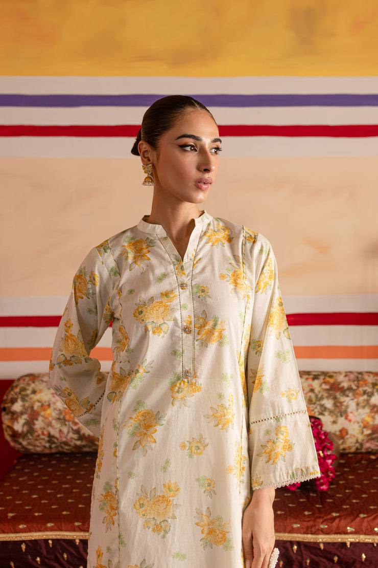 Corny 2Pc - Printed Lawn Dress - BATIK