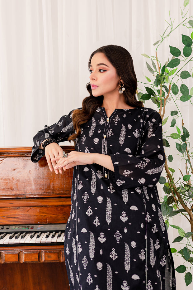 Dig. Burnt Black 2Pc - BATIK
