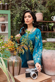 Peacock 2Pc - Embroidered Lawn Dress - BATIK