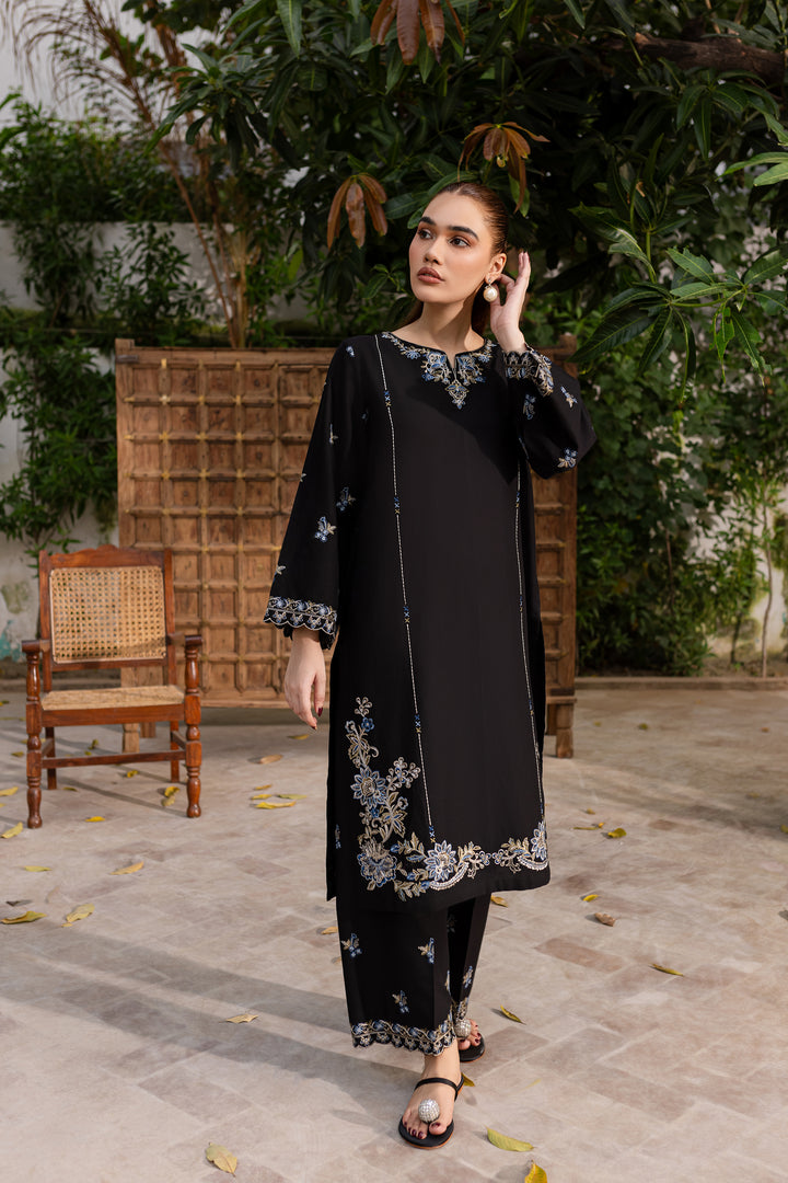 Nashwa 2Pc - Embroidered Khaddar Dress - BATIK