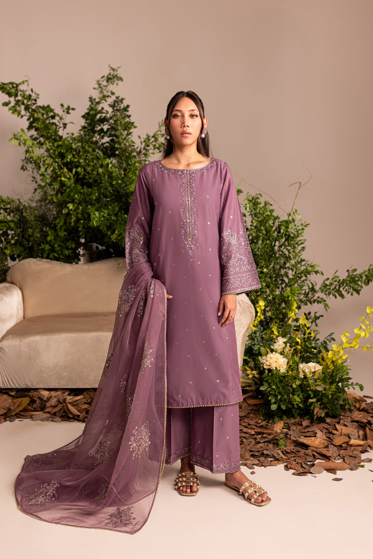 Sakin 3Pc - Embroidered Lawn Dress - BATIK