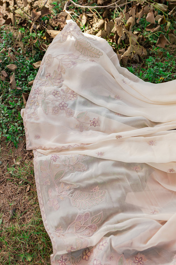 Saige 3Pc - Embroidered Karandi Dress - BATIK