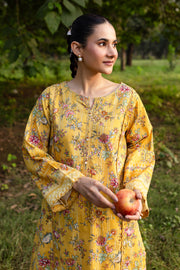 Edna 2Pc - Printed Khaddar Dress