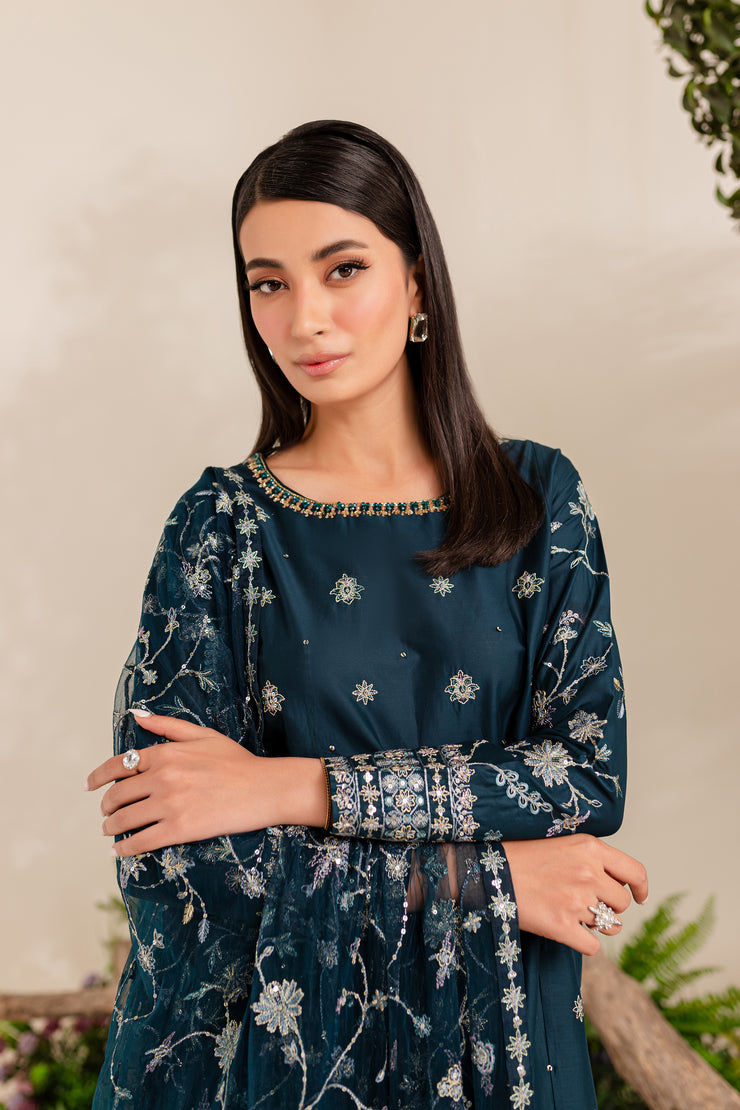 Astra 3Pc - Embroidered Luxe PRET - BATIK