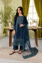 Shadow 3Pc - Embroidered Lawn Dress