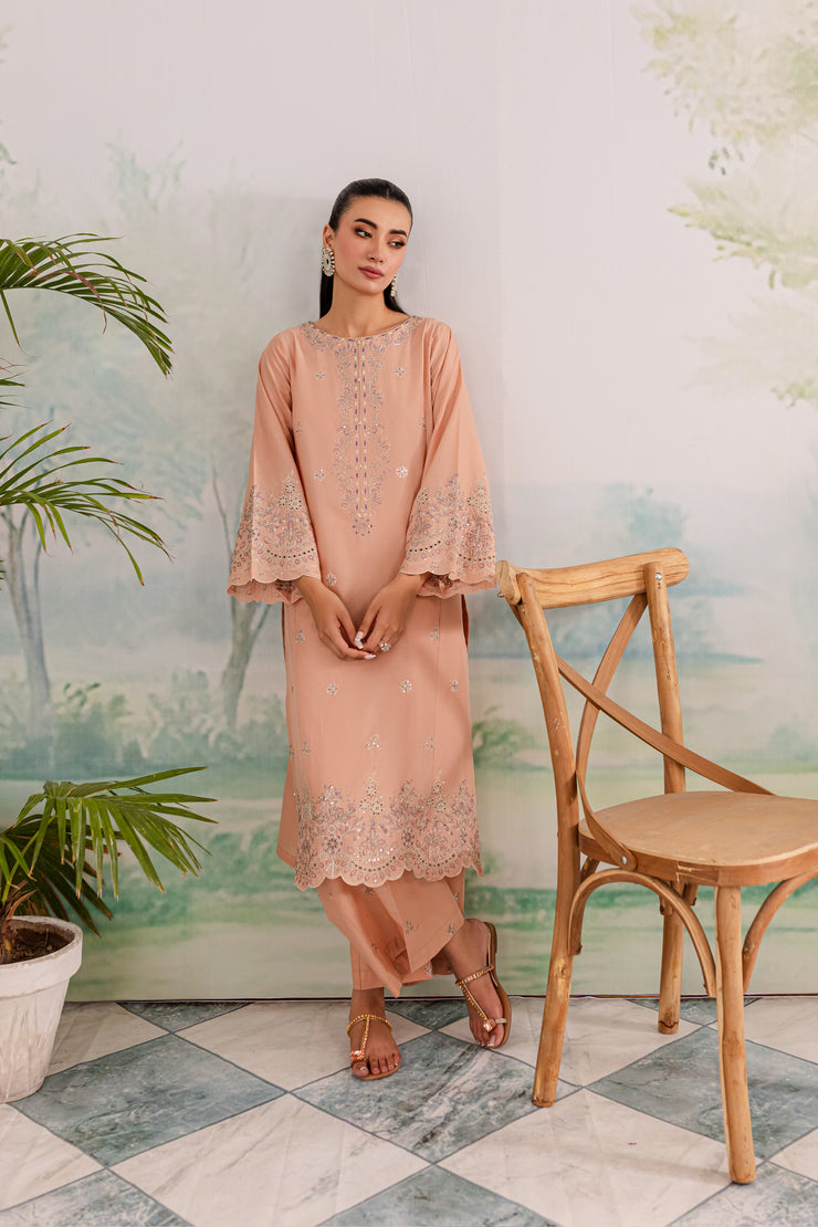 Rubeus 2Pc - Embroidered Lawn Dress - BATIK