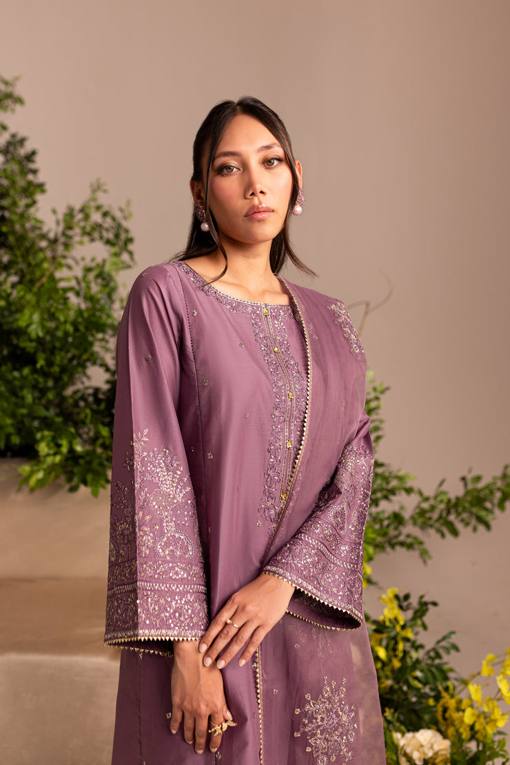 Sakin 3Pc - Embroidered Lawn Dress - BATIK