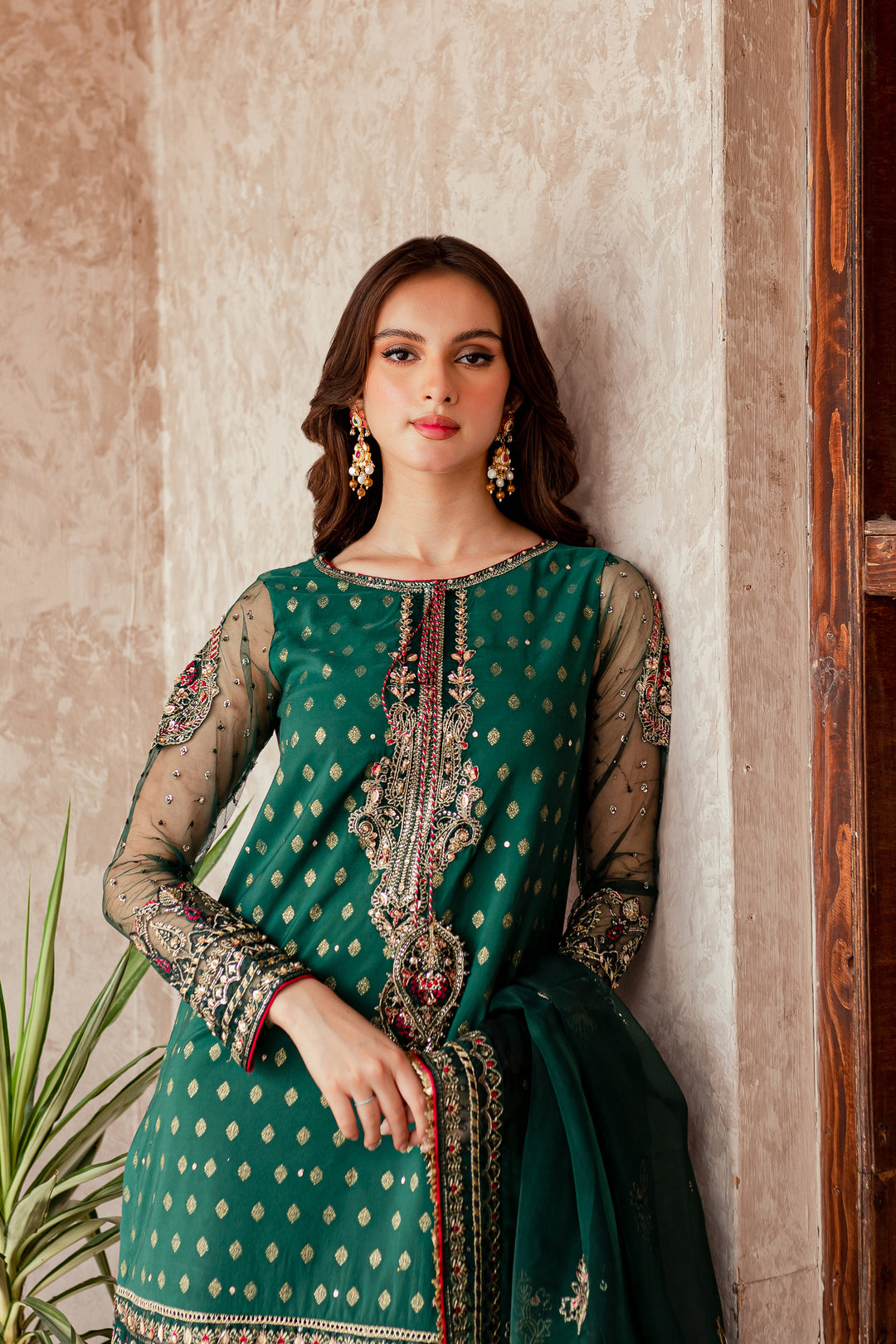 Royal Green 3Pc - Formal Dress - BATIK