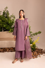 Sakin 3Pc - Embroidered Lawn Dress - BATIK