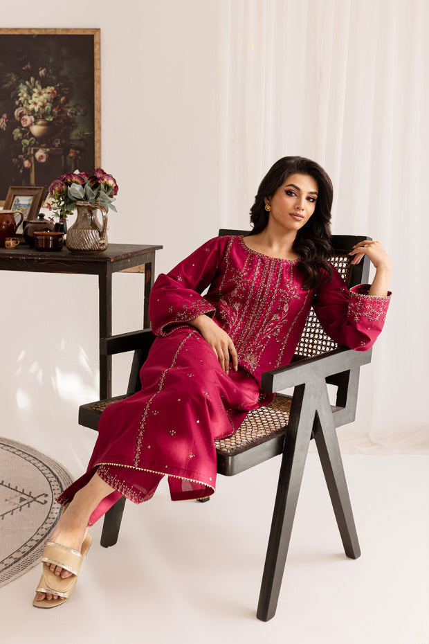 Coco 2Pc - Embroidered Lawn Dress