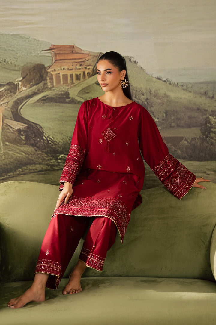 Flawn 2Pc - Embroidered Lawn Pret