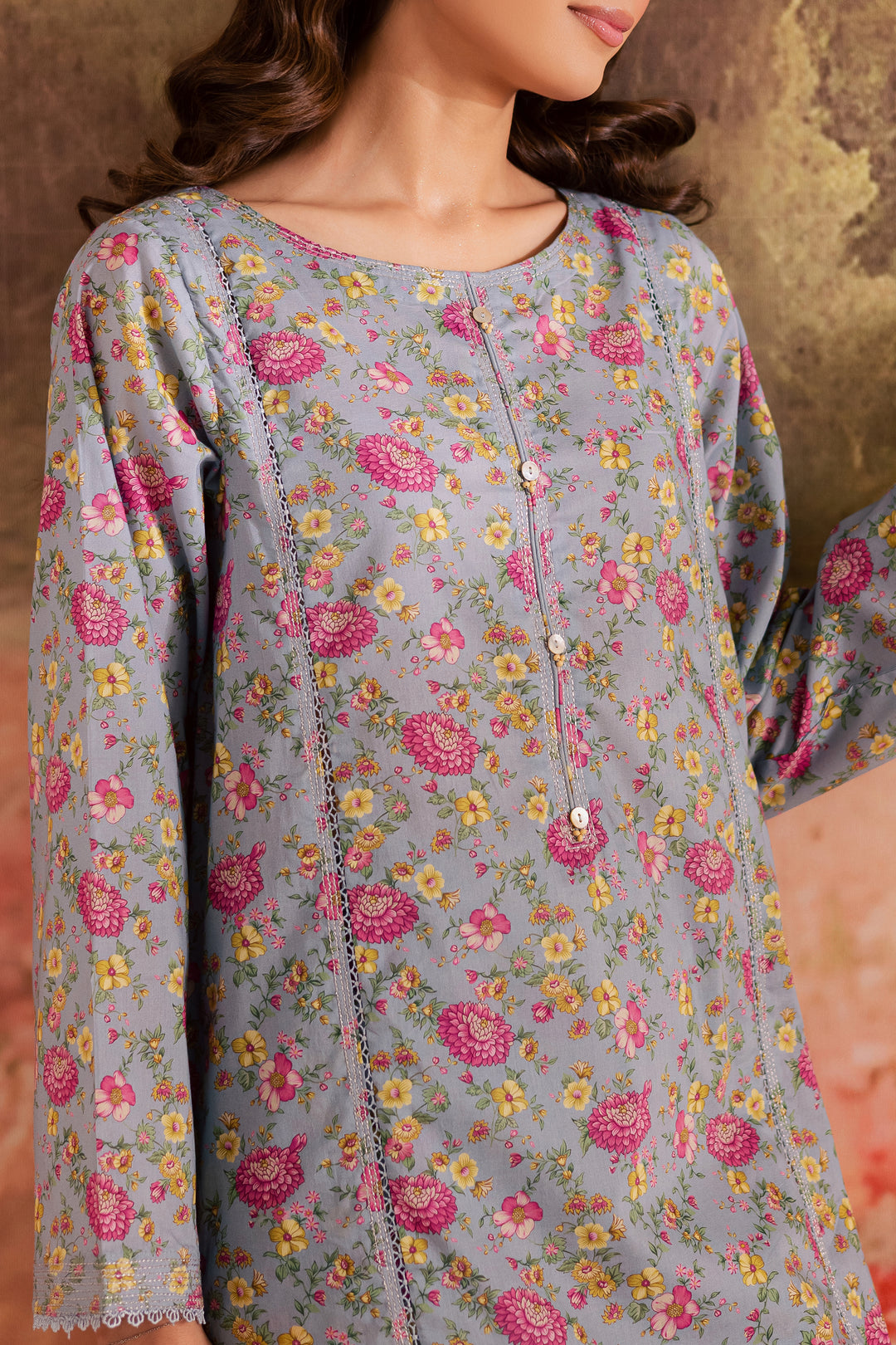Niv 2Pc - Printed Lawn Dress
