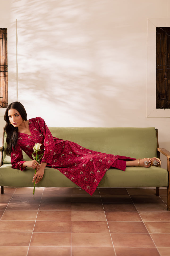 Haima 2Pc - Printed Casual Pret