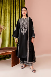 Ruth 3Pc - Embroidered Cambric Dress - BATIK