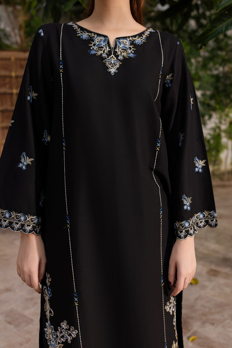 Nashwa 2Pc - Embroidered Khaddar Dress - BATIK