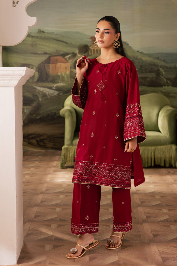 Flawn 2Pc - Embroidered Lawn Pret