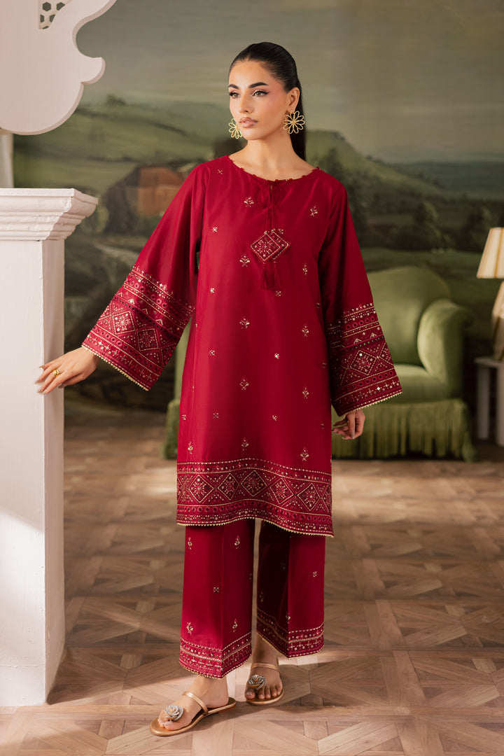 Flawn 2Pc - Embroidered Lawn Pret