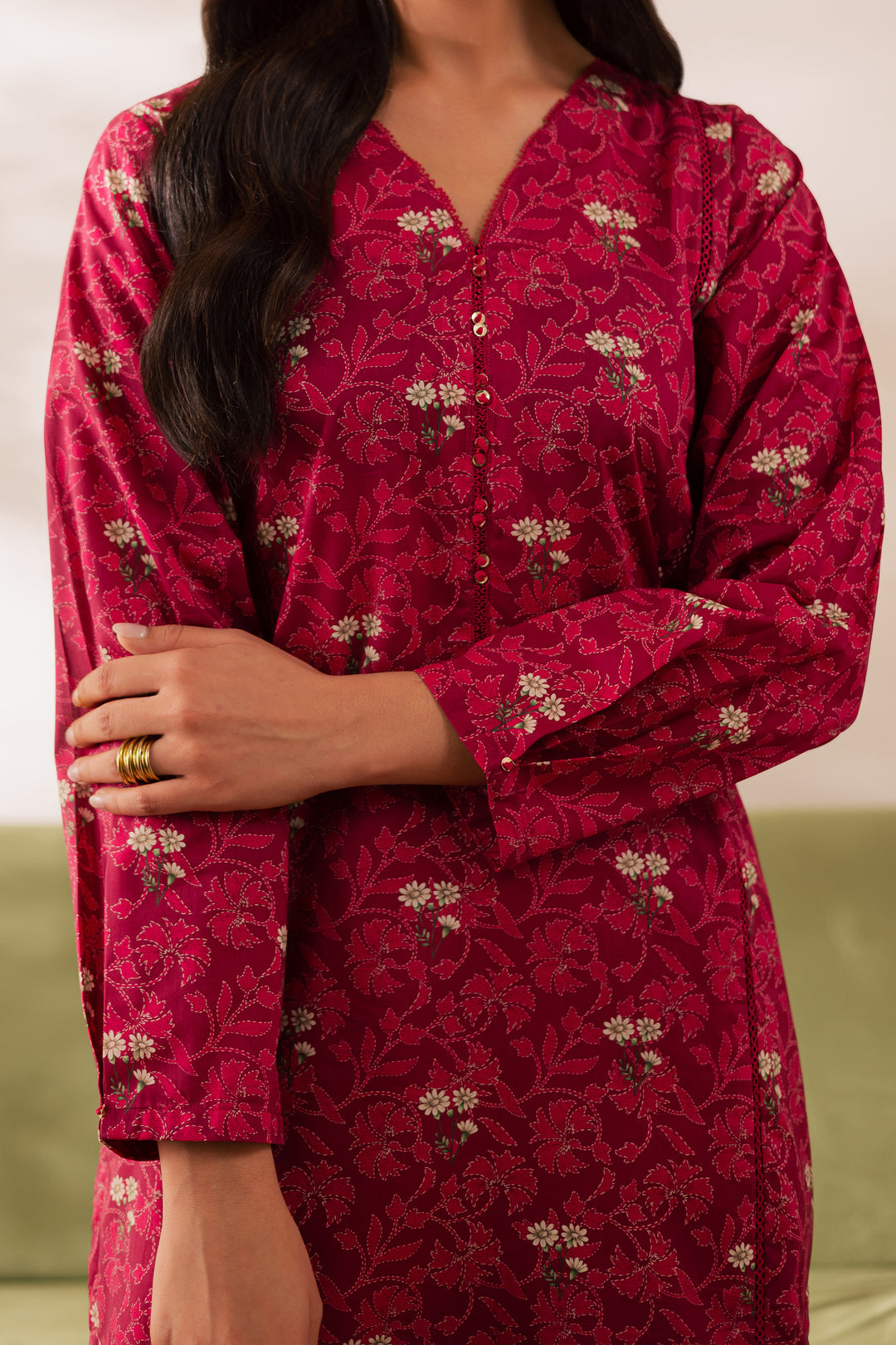 Haima 2Pc - Printed Casual Pret