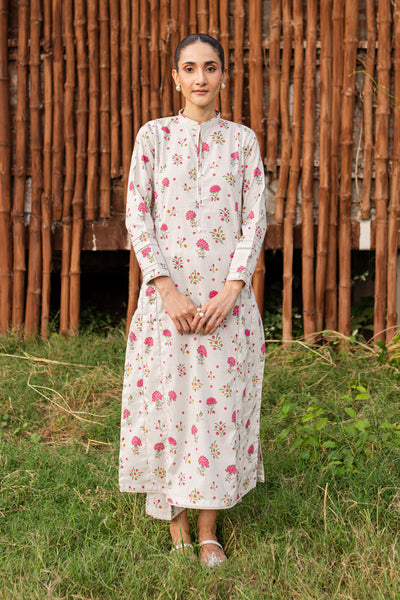 Jerry 2Pc - Printed Khaddar Dress