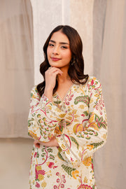 Hanil 2Pc - Printed Cambric Dress - BATIK