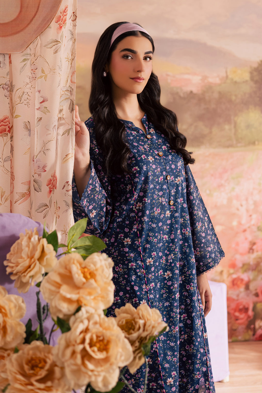 Elly 2Pc - Printed Lawn Dress