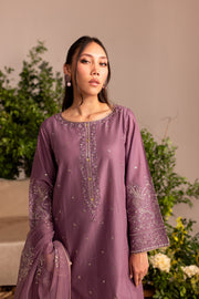 Sakin 3Pc - Embroidered Lawn Dress - BATIK