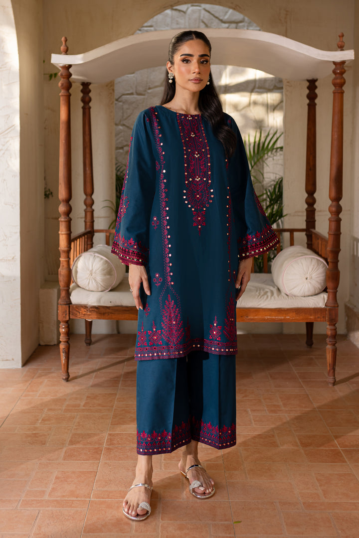 Meeru 2Pc - Embroidered Khaddar Dress - BATIK