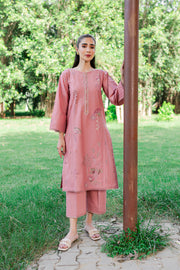 Quartz 2Pc -  Embroidered Cambric Dress - BATIK