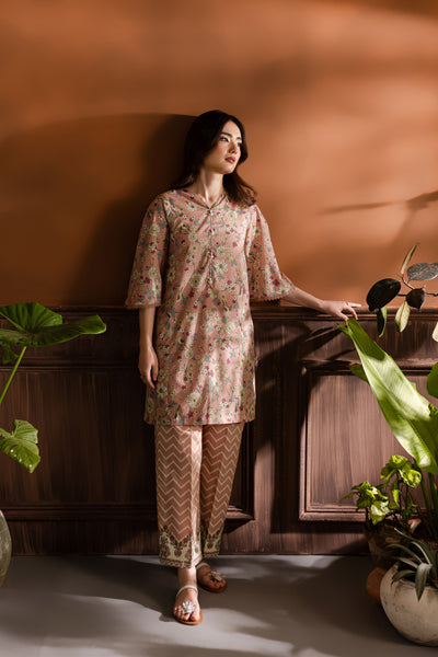 Janice 2Pc - Printed Lawn Dress - BATIK