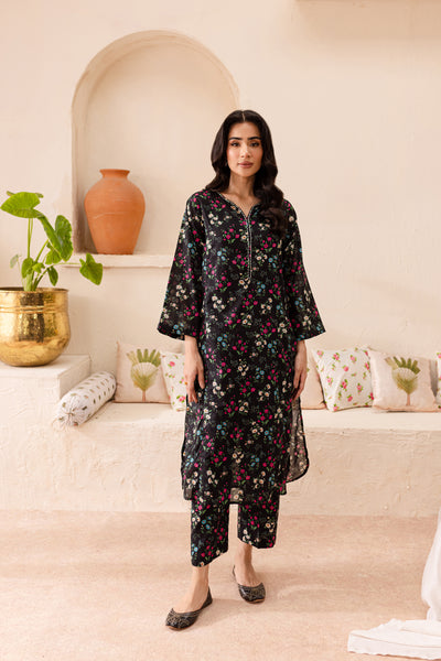 Kanoka 2Pc - Printed Lawn Dress - BATIK