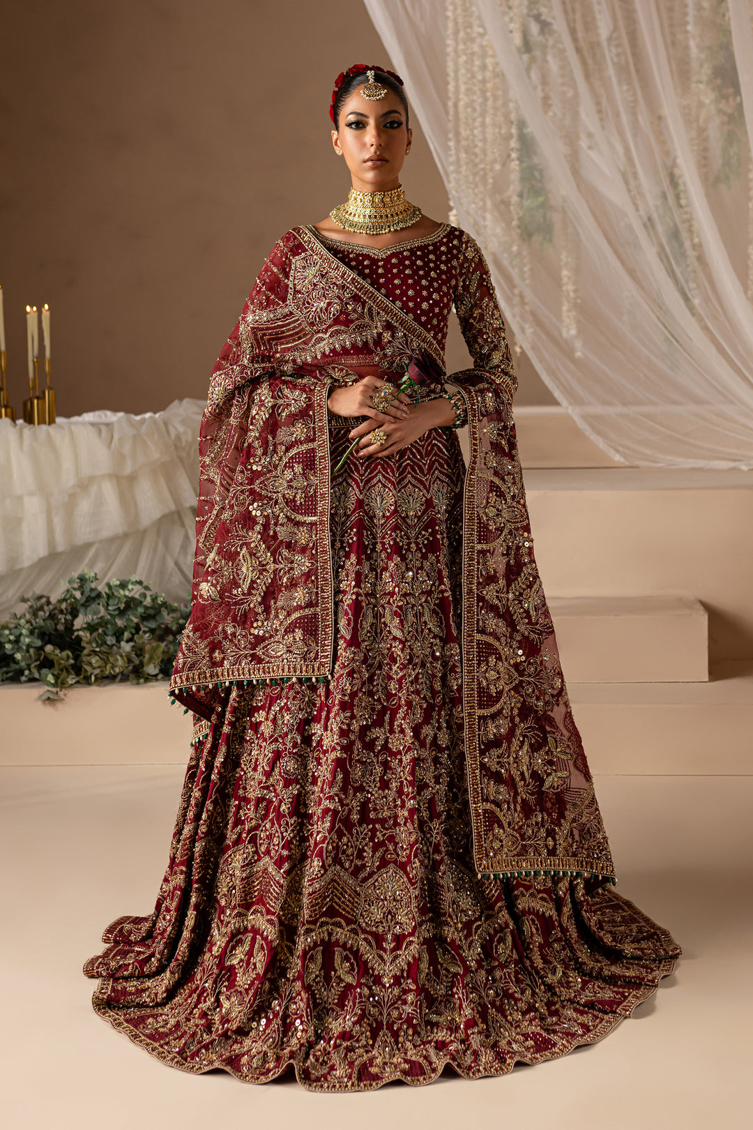 Barbeena 4PC - Bridal Dress - BATIK