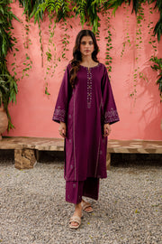Jubilee 2Pc - Embroidered Khaddar Dress - BATIK