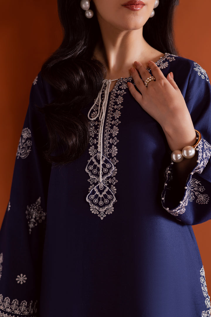Bloomy 2Pc - Embroidered Khaddar Dress