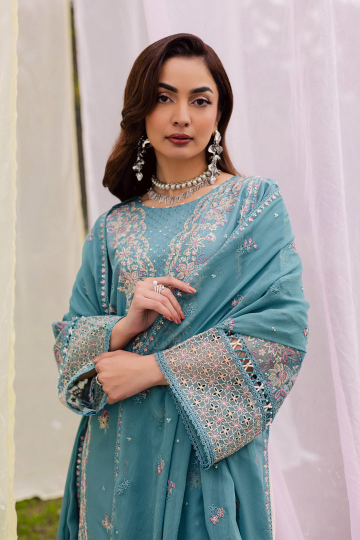  Aanso 3Pc - Festive Embroidered Lawn BATIKEID2026  BATIK   XS / Brittany Blue / Pima Lawn-S / Brittany Blue / Pima Lawn-M / Brittany Blue / Pima Lawn-L / Brittany Blue / Pima Lawn-XL / Brittany Blue / Pima Lawn