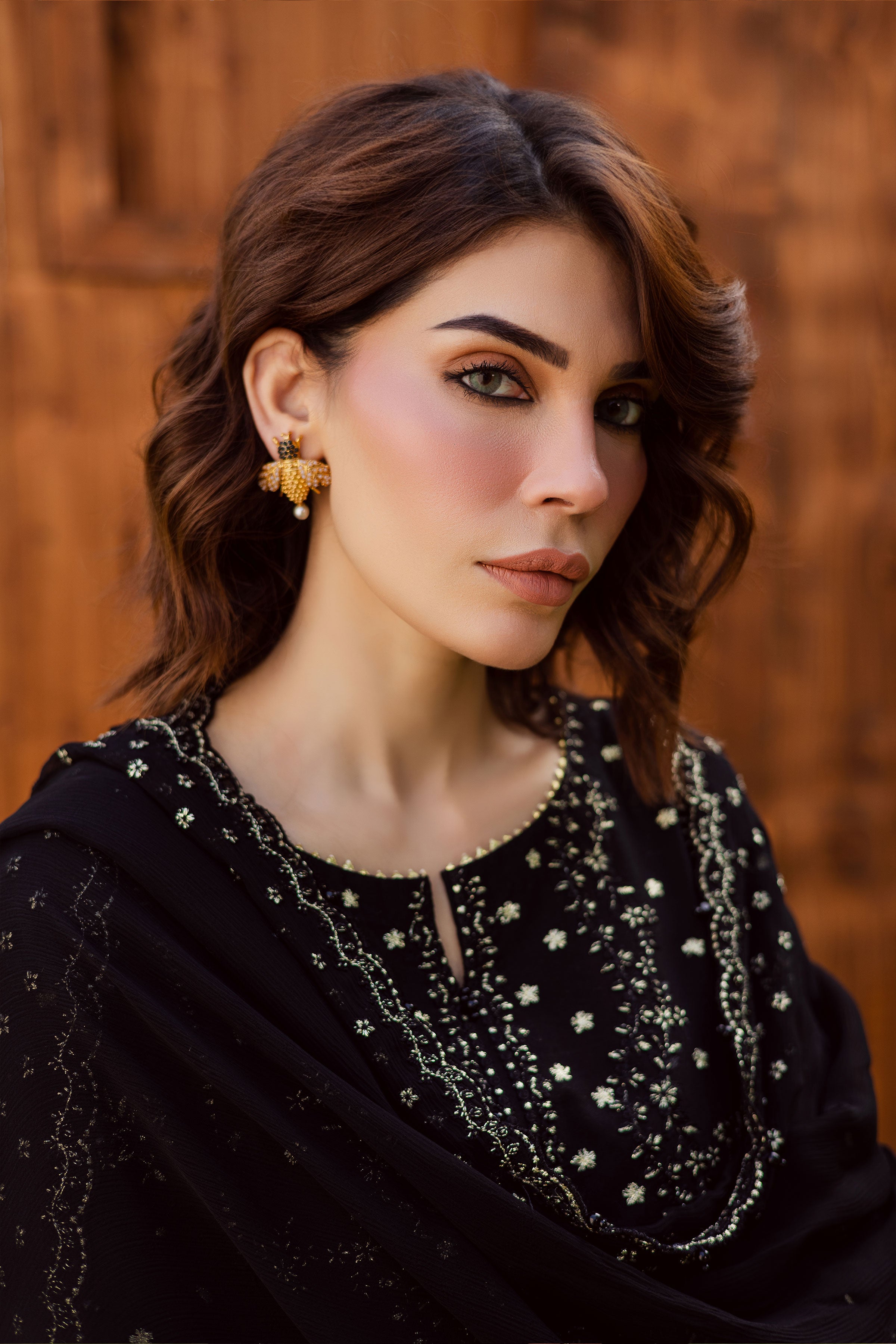  Aasfina 3Pc - Embroidered Khaddar Dress BATIK WINTER PRET 2025  BATIK   XS / Black / Khaddar-S / Black / Khaddar-M / Black / Khaddar-L / Black / Khaddar-XL / Black / Khaddar