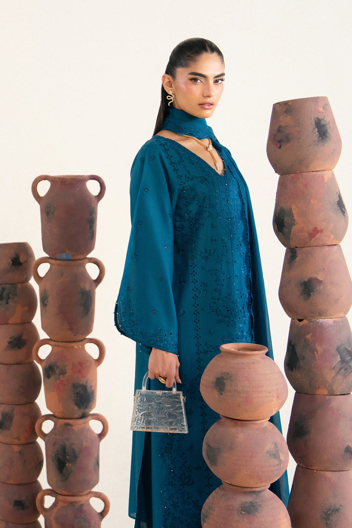  Amyra Blue 3Pc - Festive Eid Pret BATIKSS26  BATIK   XS / Moroccon Blue / Pima Lawn-S / Moroccon Blue / Pima Lawn-M / Moroccon Blue / Pima Lawn-L / Moroccon Blue / Pima Lawn-XL / Moroccon Blue / Pima Lawn