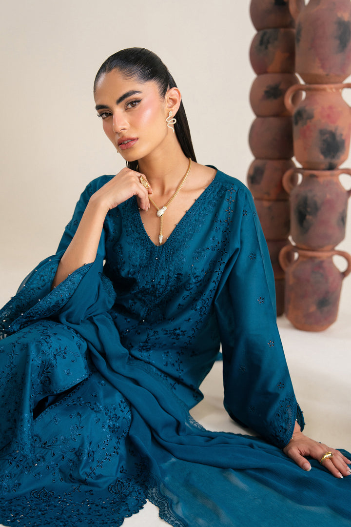  Amyra Blue 3Pc - Festive Eid Pret BATIKSS26  BATIK   XS / Moroccon Blue / Pima Lawn-S / Moroccon Blue / Pima Lawn-M / Moroccon Blue / Pima Lawn-L / Moroccon Blue / Pima Lawn-XL / Moroccon Blue / Pima Lawn