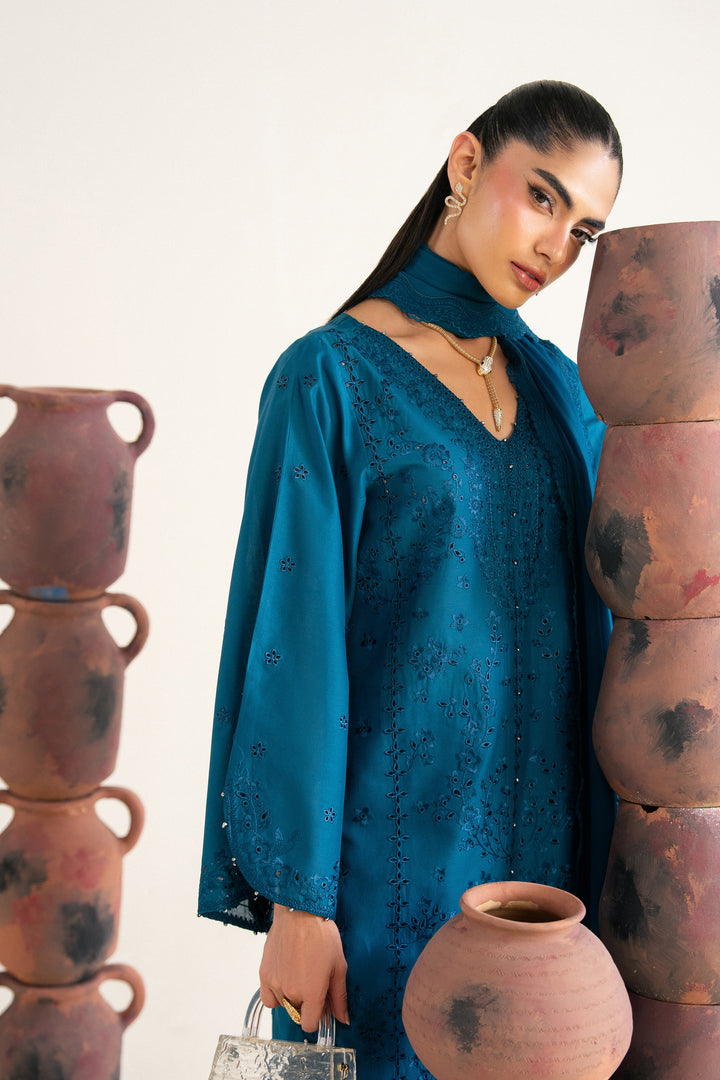  Amyra Blue 3Pc - Festive Eid Pret BATIKSS26  BATIK   XS / Moroccon Blue / Pima Lawn-S / Moroccon Blue / Pima Lawn-M / Moroccon Blue / Pima Lawn-L / Moroccon Blue / Pima Lawn-XL / Moroccon Blue / Pima Lawn