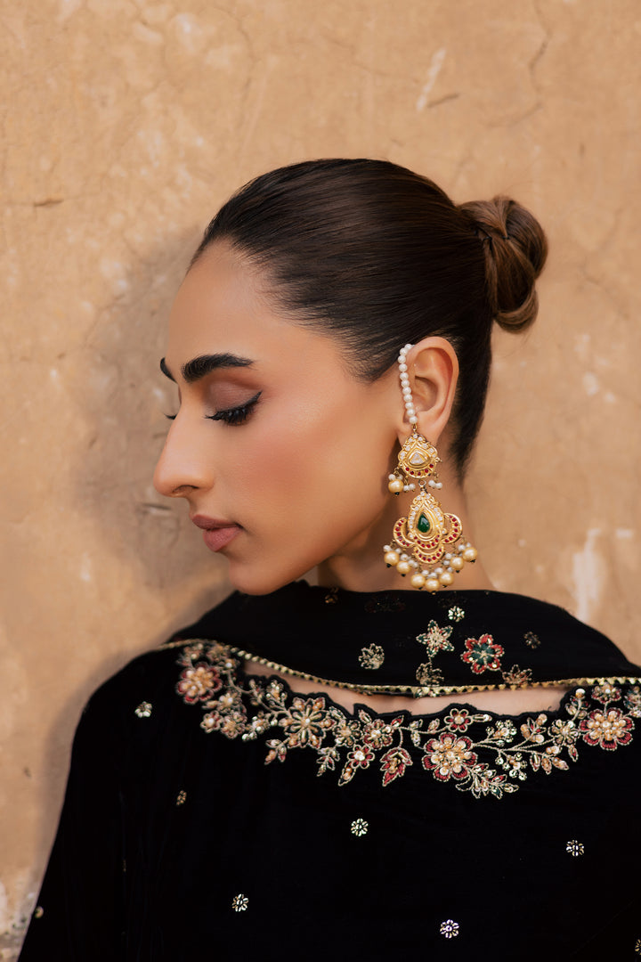  Aquarius 3Pc - Festive Velvet Pret BATIKLuxePRET  BATIK   XS / Black / Velvet-S / Black / Velvet-M / Black / Velvet-L / Black / Velvet-XL / Black / Velvet