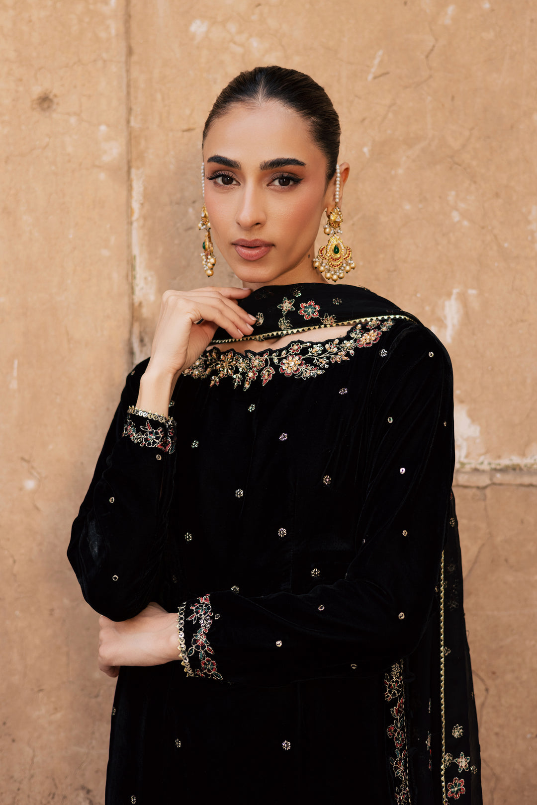  Aquarius 3Pc - Festive Velvet Pret BATIKLuxePRET  BATIK   XS / Black / Velvet-S / Black / Velvet-M / Black / Velvet-L / Black / Velvet-XL / Black / Velvet