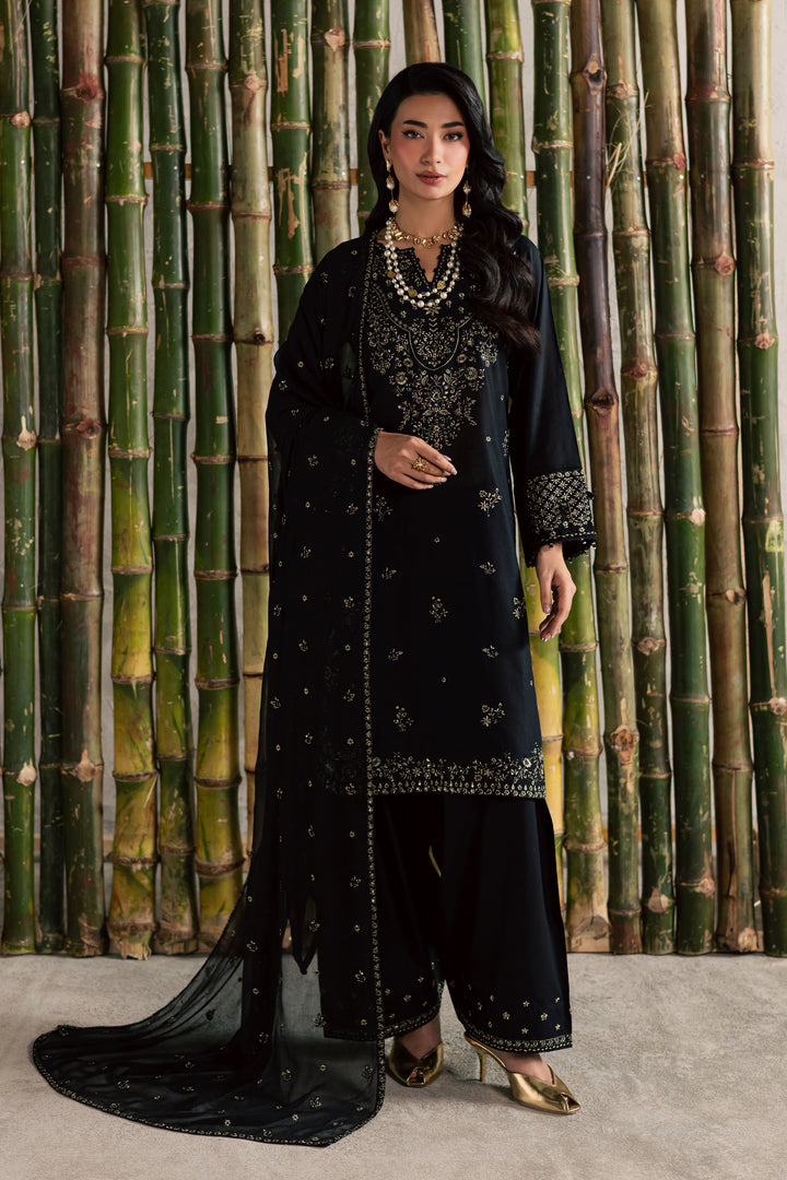  Ash 3Pc - Festive Embroidered Lawn BATIKEID2026  BATIK   XS / Black / Pima Lawn-S / Black / Pima Lawn-M / Black / Pima Lawn-L / Black / Pima Lawn-XL / Black / Pima Lawn