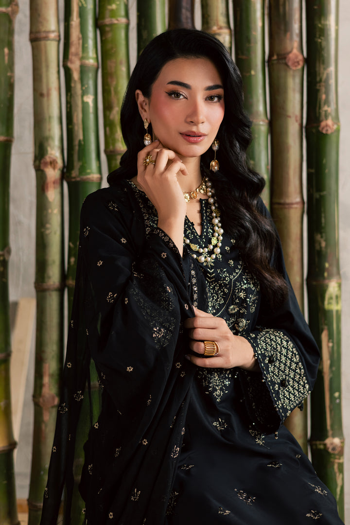  Ash 3Pc - Festive Embroidered Lawn BATIKEID2026  BATIK   XS / Black / Pima Lawn-S / Black / Pima Lawn-M / Black / Pima Lawn-L / Black / Pima Lawn-XL / Black / Pima Lawn
