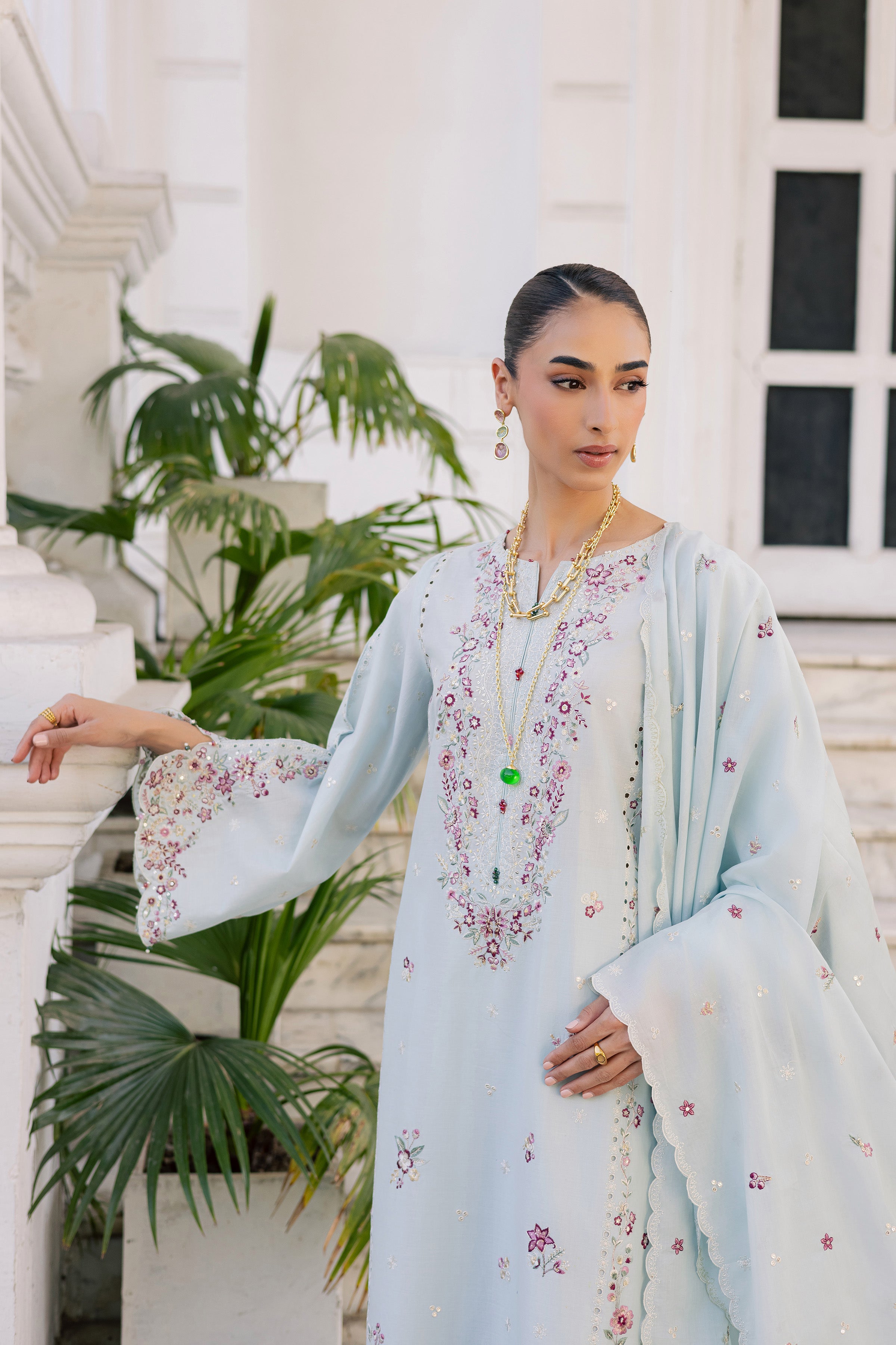  Asmaar 3Pc - Festive Embroidered Lawn BATIKSS26  BATIK   XS / Blue / Pima Lawn-S / Blue / Pima Lawn-M / Blue / Pima Lawn-L / Blue / Pima Lawn-XL / Blue / Pima Lawn