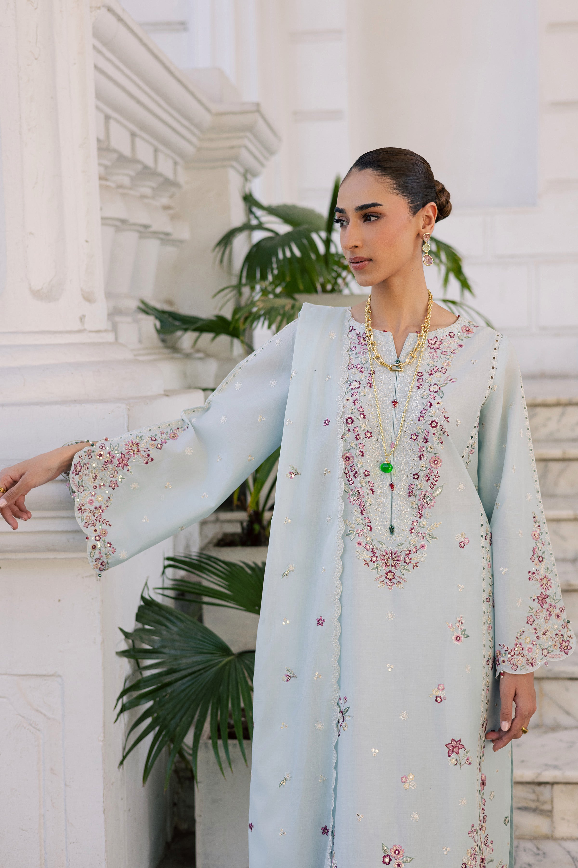  Asmaar 3Pc - Festive Embroidered Lawn BATIKSS26  BATIK   XS / Blue / Pima Lawn-S / Blue / Pima Lawn-M / Blue / Pima Lawn-L / Blue / Pima Lawn-XL / Blue / Pima Lawn