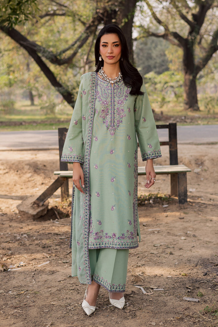 Asmira Lilac 3Pc - Embroidered Khaddar Dress BATIK WINTER PRET 2025  BATIK   XS / Sea Green / Khaddar-S / Sea Green / Khaddar-M / Sea Green / Khaddar-L / Sea Green / Khaddar-XL / Sea Green / Khaddar